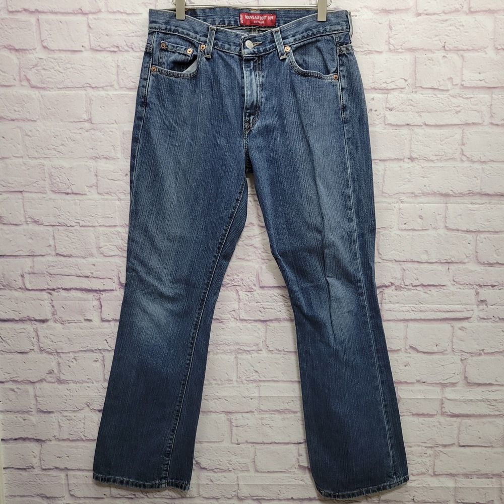 VTG Levis 515 Nouveau Bootcut Denim Jeans Womens 10 Mid Wash Western Outdoor Y2k